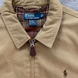 Polo Ralph Lauren Tan Zip Up Jacket
